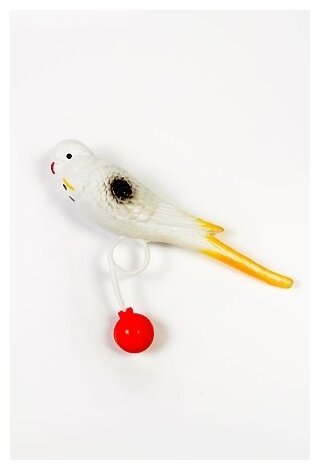 I.P.T.S. игрушка "Попугай" пластиковый на кольце - фотография № 1