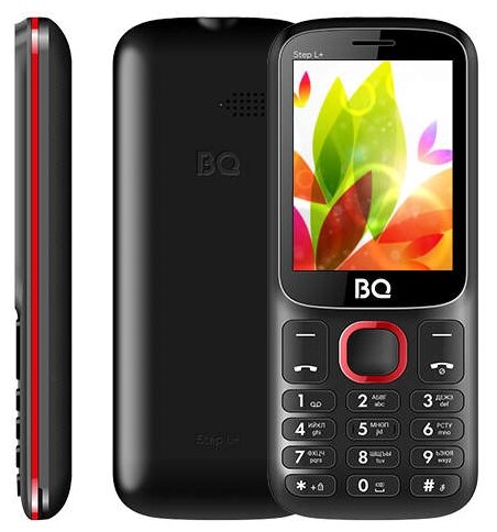 Мобильный телефон BQ 2440 Step L+ Black+Red (86183794)