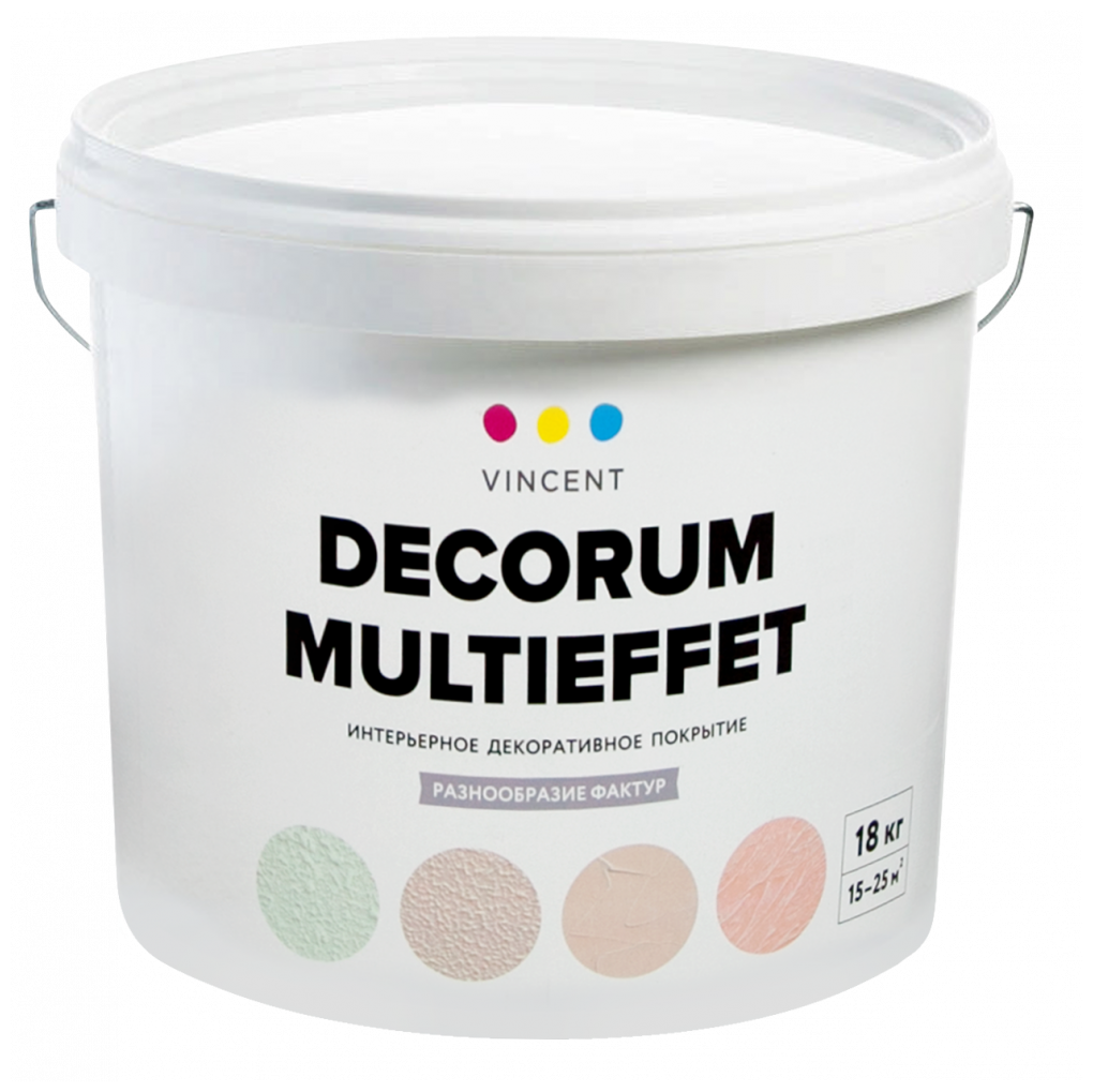 Vincent Decorum Multieffet D 2 / Винсент Декорум Мультиэффект декоративное покрытие 18кг