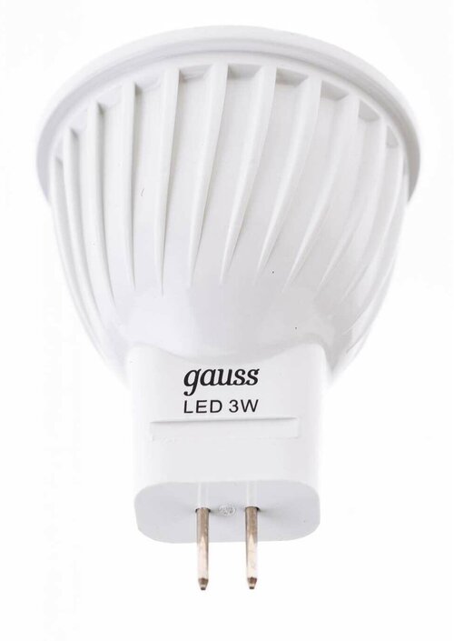 Gauss Лампа GAUSS MR11 3W 300lm 6500K GU4 LED 1/10/100 132517303