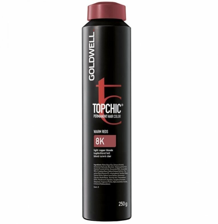 Goldwell TOPCHIC 8-K, Стойкая крем-краска для волос, Светло-медный 250 мл