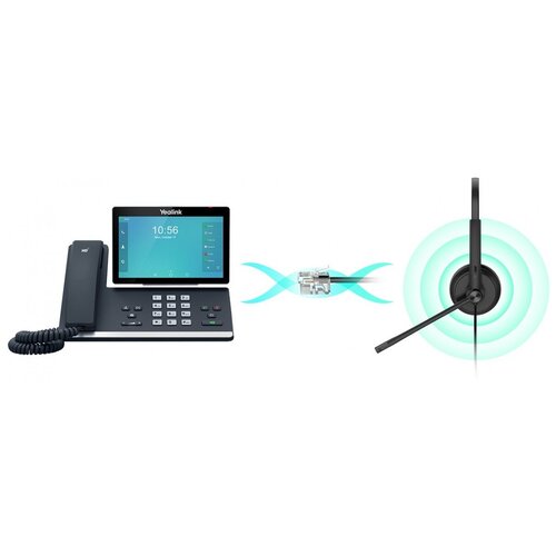 Гарнитура проводная Yealink YHS34 Dual черный 715900₽