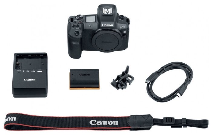 Фотоаппарат Canon EOS R Body + EF-EOS R адаптер черный адаптер EF?EOS R фото 5