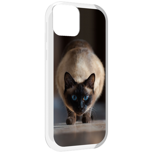 Чехол MyPads кошка сиамская для UleFone Note 6 / Note 6T / Note 6P задняя-панель-накладка-бампер