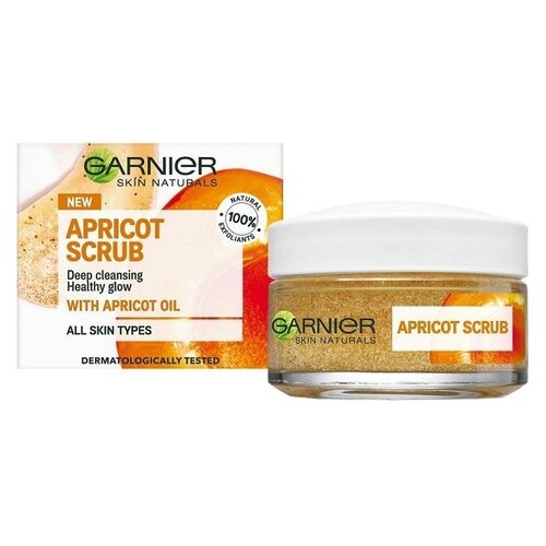 Garnier Скраб для лица Абрикос с маслом абрикоса, 50 мл G-N-540624001