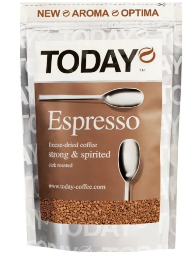 Кофе растворимый Today Espresso 75 грамм