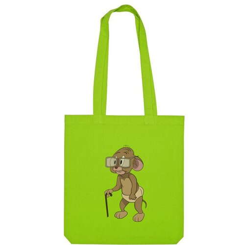 Сумка шоппер Us Basic, зеленый сумка том и джери tom and jerry jerry мышь зеленое яблоко