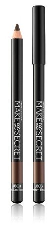 MAKE UP SECRET Карандаш для бровей Universal Browliner, оттенок 03 Medium Brown