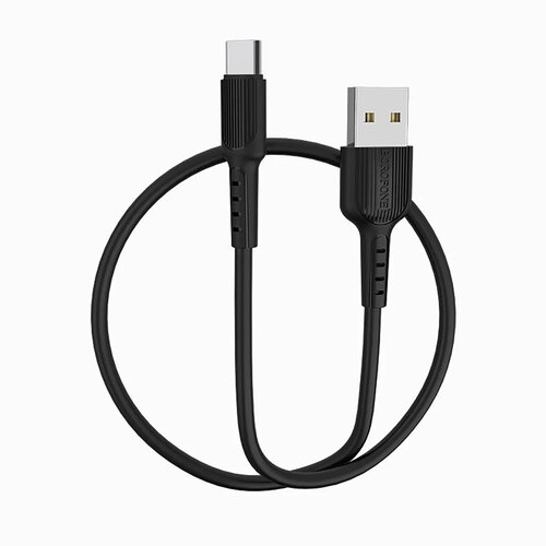 Кабель Type-C Borofone BX16 3A 1m черный кабель usb type c bx16 1m borofone черный