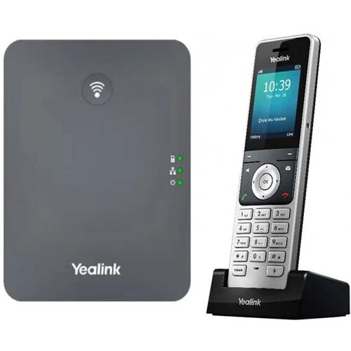 Телефон SIP Yealink W76P черный yealink sip t46u черный