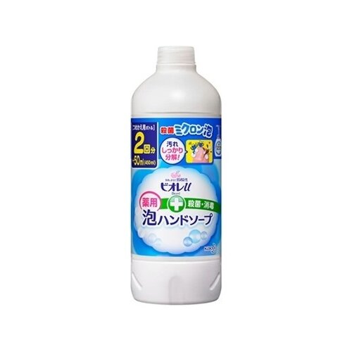 Купить Жидкое мыло для рук антибактериальное Kao Biore u с легким ароматом цитруса запасной блок 450 мл