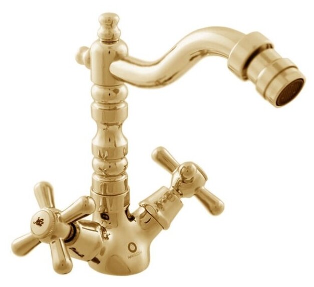 Смеситель для биде RAV-Slezak MORAVA RETRO MK120.5/9Z золото