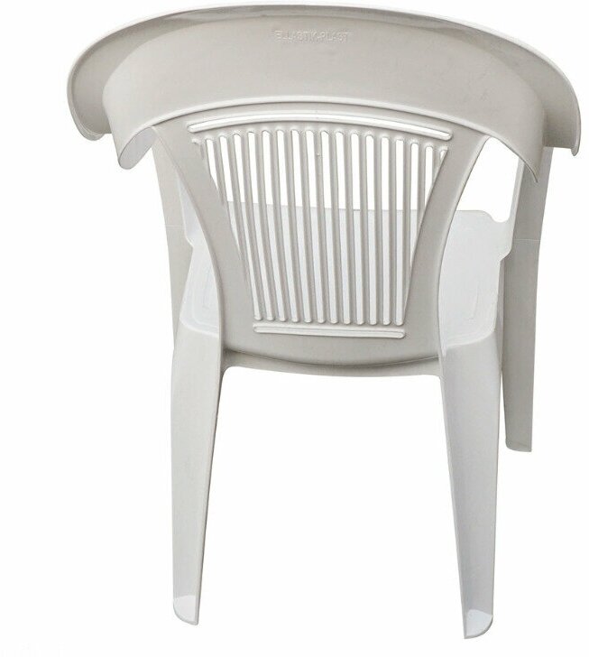 Садовый стул 41х55х91 см, 4шт. цвет белый - фотография № 5