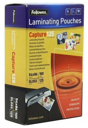 фото Пленка для ламинирования Fellowes Capture125 53063