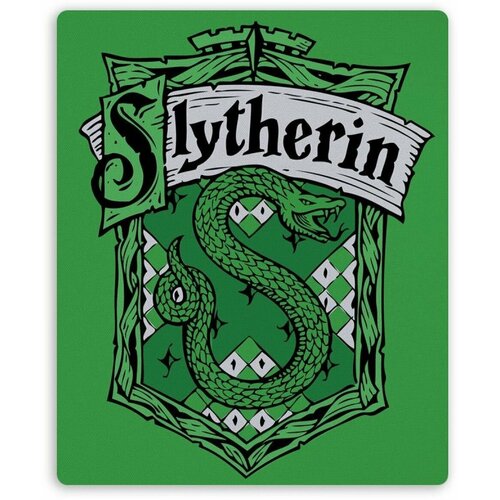Коврик для мышки прямоугольный Harry Potter Slytherin коврик придверный harry potter slytherin эмблема