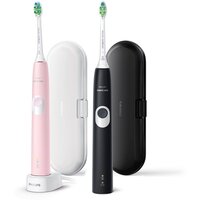 Звуковая зубная щетка Philips Sonicare Protective Clean HX6800/35, чёрный/бледно-розовый