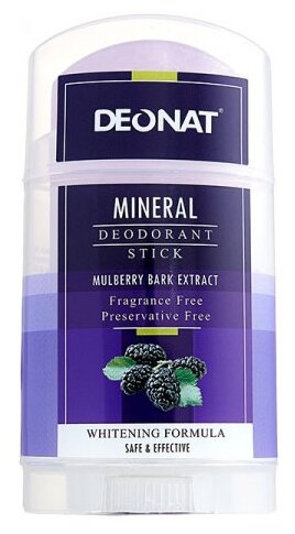 DEONAT Дезодорант Mulberry Bark Extract (twist up), кристалл (минерал), 100 мл