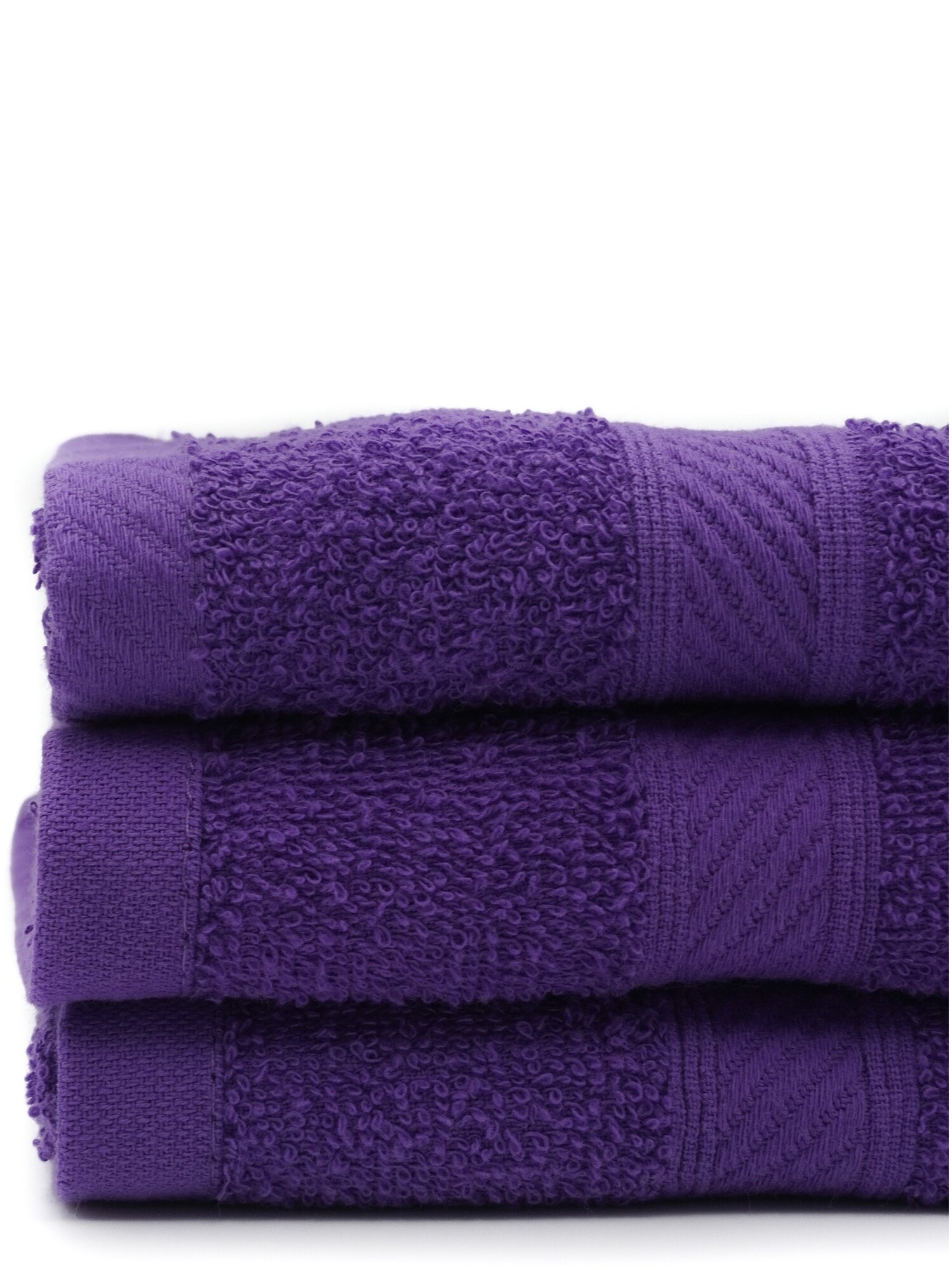 Набор полотенец DreamTEX 50х80 см Версаль фиолетовый - фотография № 3
