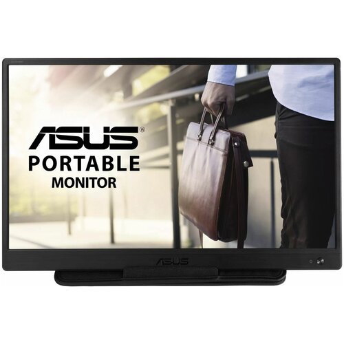 Монитор Asus 15.6 Portable MB165B черный TN LED 10ms 16:9 матовая 220cd 90гр/65гр 1366x768 60Hz HD USB 0.78кг