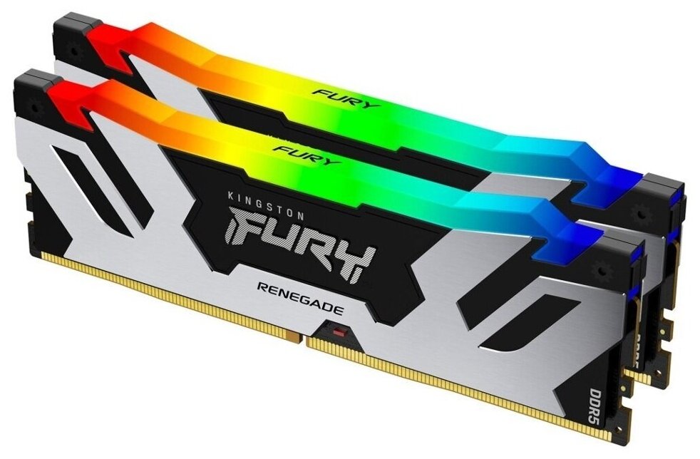 Модуль памяти Kingston Fury DIMM DDR5-6000MHz CL32 - 32Gb Kit (2x16Gb) KF560C32RSAK2-32