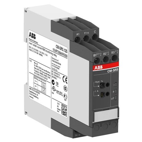 Реле контроля тока ABB 1SVR730841R0300 15 А реле контроля тока rbuz i25 25 а 420 в