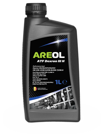 AREOL ATF DIII H (1L)_жидк. красн. для АКПП и ГУР!\ Dexron IID/IIE/IIIF/IIIG/IIIH, MAN 339 Typ Z1/V1 AR079