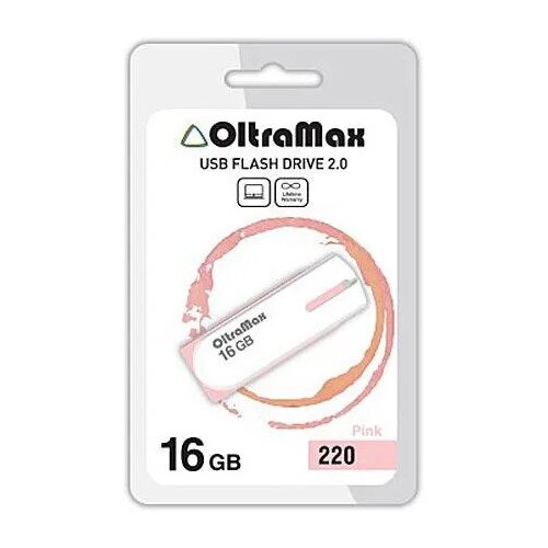 USB-флеш накопитель (OLTRAMAX OM-16GB-220-розовый)