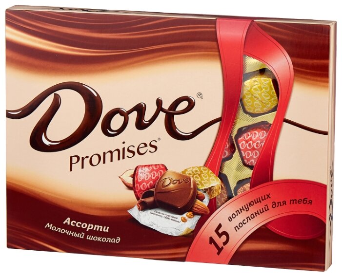 Купить Набор конфет Dove Promises ассорти молочный шоколад 118 г по ...