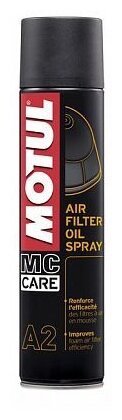 Смазка для пропитки воздушных фильтров motul 0,4л air filter oil spray