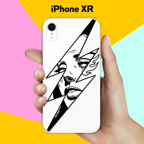 Силиконовый чехол Молния на Apple iPhone Xr матовый силиконовый чехол цветы огурцы на apple iphone xr 10r айфон икс р