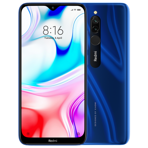 фото Смартфон Xiaomi Redmi 8 4/64GB голубой сапфир