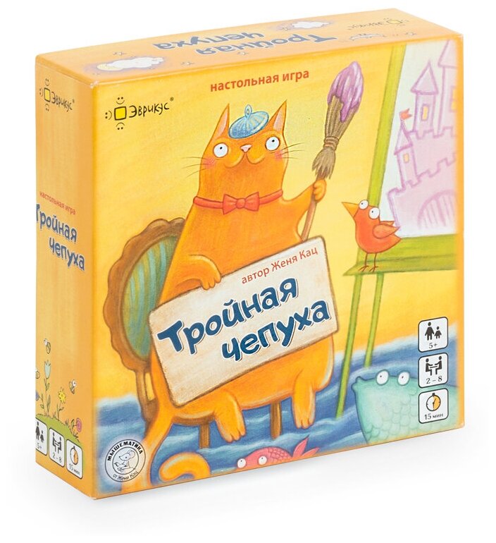 Игры настольные "Эврикус" Игра настольная "Тройная чепуха" BG-11006 .