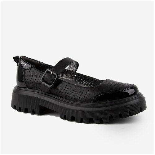 Туфли для девочек Kapika 24691п-1 черный, размер 37