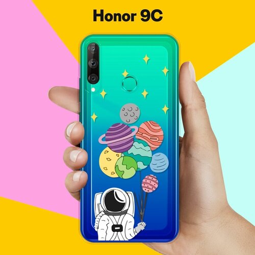 силиконовый чехол звезды и планеты на honor 9c Силиконовый чехол Планеты-шарики на Honor 9C