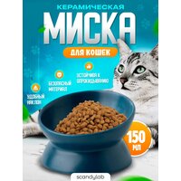 Керамическая миска для кошек на подставке Scandylab Nordic Kitchen SND018