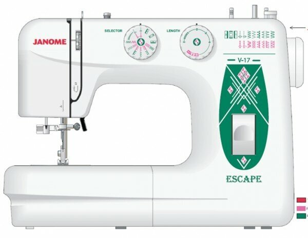 Швейная машина Janome Escape V-17