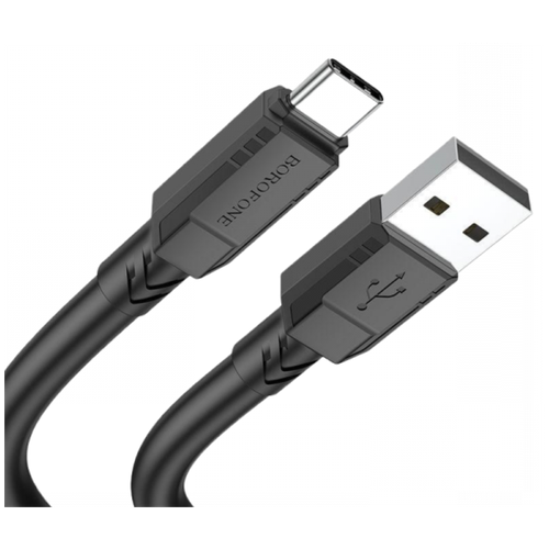 Кабель Type-C Borofone BX81 Black кабель telecom usb 3 1 type cm cm ic 5а 10gbs длина 1m серебряный