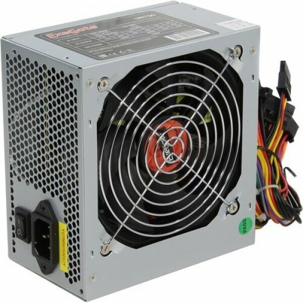 Блок питания 700W ExeGate UN700, ATX, PC, 12cm fan, 24p+4p, 6/8p PCI-E, 3*SATA, 2*IDE, FDD + кабель 220V в комплекте