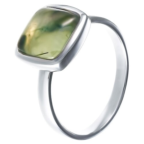 фото Element47 кольцо из серебра 925 пробы с пренитами mr1796_ko_ph_001_wg, размер 18.75