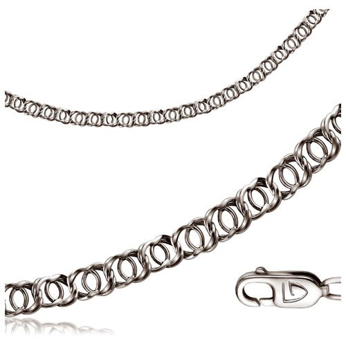 фото Бронницкий ювелир браслет из серебра 72075g229, 23 см, 13.55 г