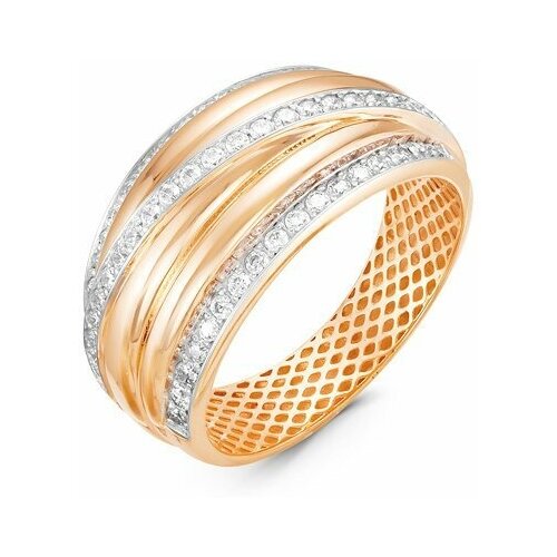 Кольцо Diamant online, золото, 585 проба, бриллиант, размер 19