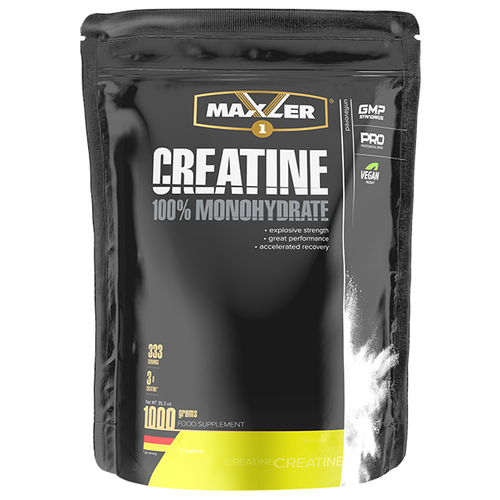 Креатин Maxler 100% Creatine Monohydrate, 1000 гр. креатин maxler creatine monohydrate 300 гр