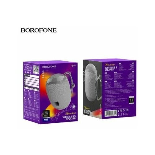 Беспроводная колонка Borofone BR6 Grey акустика портативная bluetooth borofone br30 серый