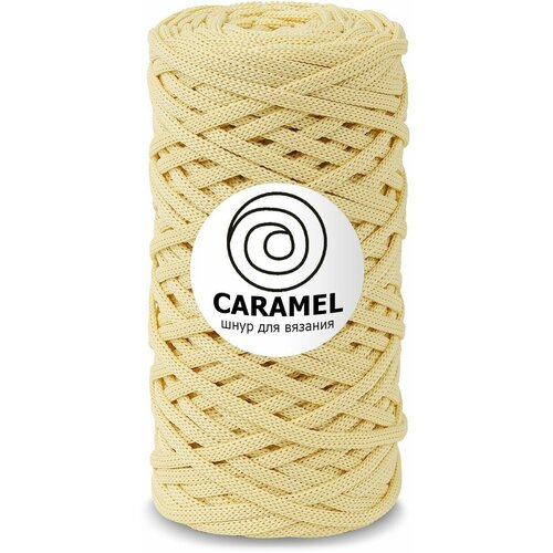 Шнур полиэфирный Caramel 5мм, Цвет: Санрайз, 75м/200г, шнур для вязания карамель