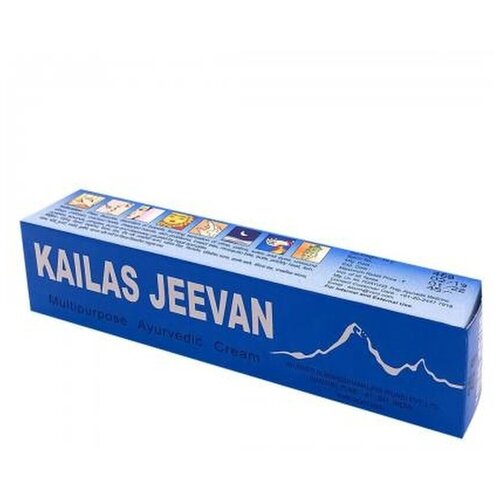 Мазь Kailas Jeevan/ против ожогов, воспалений и порезов/20г/Индия/индийская мазь/для всех типов кожи
