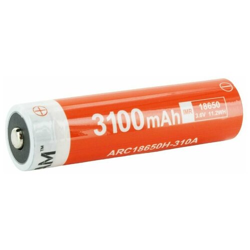 Аккумулятор li-ion Acebeam IMR 18650 3,7 В 3100 mAh аккумулятор li ion awt imr 18650 3000 mah max 40 a 3 7v 1шт