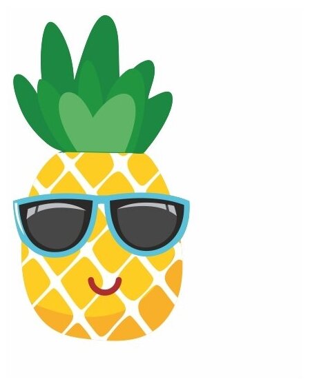 Картина ананас в очках