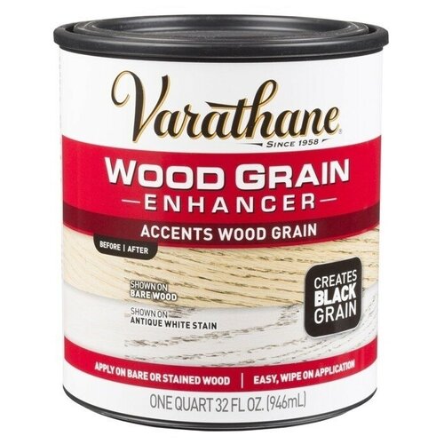 Состав для подчеркивания текстуры древесины Varathane Wood Grain Enhancer, черный, 0,946 л