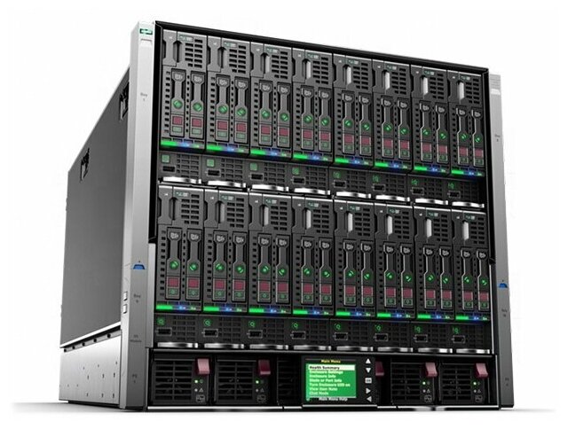 HPE BladeSystem C7000 G3 + 3x BL460c Gen9 (2xXeon E5-2667v3/128Gb DDR4/ no HDD) + 2xVC FlexFabric