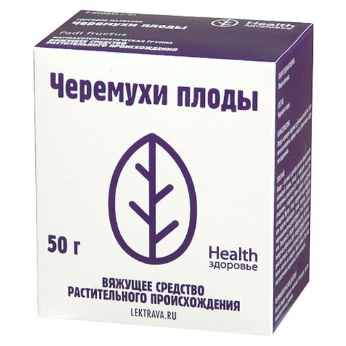 Здоровье Health плоды Черемухи, 50 г